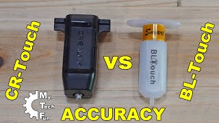 Creality CRTouch vs BLTouch accuracy test with M48 Gcode [upl. by Dachia]