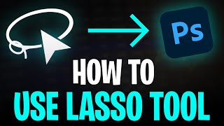 How to Use Lasso Tool in Photoshop 2024 UPDATE  Step by Step Tutorial [upl. by Ymirej]