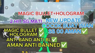 HOLOGRAM 2 HIT SG  FF BIASA amp FF MAX TERBARU 2024 100 WORK NO SERVER CHEAT ANTI BANNED [upl. by Zarihs31]