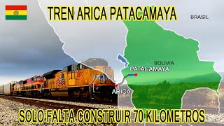 TREN Arica Patacamaya  Reducirá costo de importaciones y exportaciones de Bolivia [upl. by Lyndsey909]