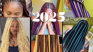 Slayed Braids  Latest Hairstyles 2025 For Women Impressively Unique Hairstyle Ideas hairstyles [upl. by Eednam65]