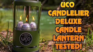 UCO Candle Lantern Review Deluxe Candlelier Tested Tent Heater Warm Up Water amp Light Our Way [upl. by Jochbed18]