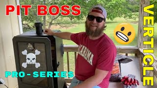 PIT BOSS PRO SERIES II 4SERIES WOOD PELLET VERTICAL SMOKER REVIEW [upl. by Alyacim]