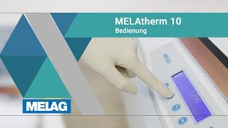 Thermodesinfektor  RDG Anleitung zur Bedienung  MELAG MELAtherm 10 Tutorial [upl. by Nirrad451]