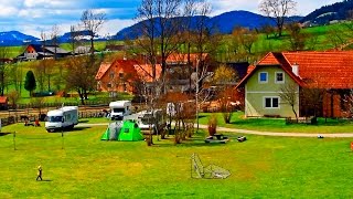 Reisebericht Camping Miniponyhof Almenland Fladnitz  Steiermark April 2015 [upl. by Notsob]