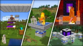 Testing Iron Farms in Minecraft  Which One You Should Build [upl. by Bamberger]