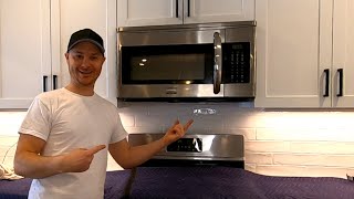 Installing an Over the Range Microwave Hood [upl. by Paviour399]