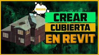 CREAR CUBIERTAS Inclinadas CON MASAS EN REVIT 2024 PERSONALIZADO [upl. by Alphonso]