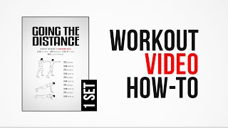 Going the Distance Workout  HowTo   One Set  by DAREBEE [upl. by Henrie]