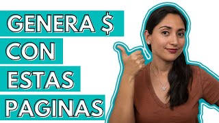 6 Plataformas Para Trabajar Desde Casa y Ganar Dinero Online [upl. by Cirederf]