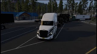 American Truck Simulator  Freightliner  Elko NV to Truckee CA  Gameplay [upl. by Orelee255]