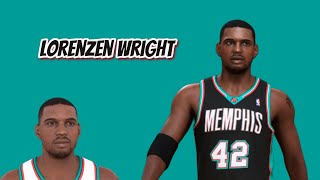 Lorenzen Wright Face Creation NBA 2K24 Missing Player [upl. by Wahl]