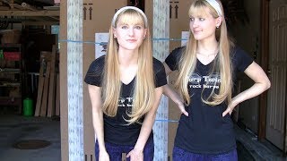 Unboxing New ElectroAcoustic HARPS – Harp Twins Camille and Kennerly [upl. by Elidad]