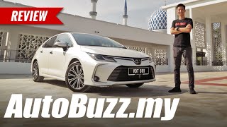 Toyota Corolla 18G full review  AutoBuzzmy [upl. by Orodoet397]