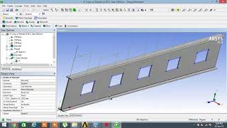 NON LINEAR ANALYSIS OF CASTELLATED BEAM IN ANSYS [upl. by Burck336]