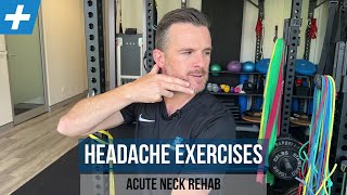 Mobility and Strength Exercises for Cervicogenic Headaches  Tim Keeley  Physio REHAB [upl. by Jempty965]