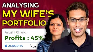 My wife made 45 returns 2 years in the stock markets  Simple strategies  Akshat Shrivastava [upl. by Stoneham]