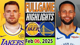 Golden State Warriors vs Los Angeles Lakers FULLGAME Qtr Feb 06 2025 Highlights  NBA SEASON [upl. by Lemrahc]