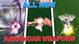 ALL 3 NEW ARRANCAR WEAPONS SHOWCASE  Type Soul [upl. by Alabaster]