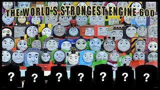 NEW BIGGEST THOMAS AND FRIENDS WORLDS STRONGEST ENGINE 600 TRACKMASTER [upl. by Henebry]