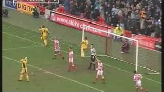 Stoke City v Port Vale 10022002 [upl. by Adnilemre]