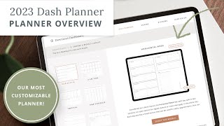 What to Know About the 2023 Dash Planner  Digital Planner Overview [upl. by Norvun]