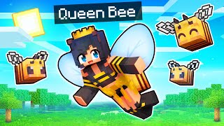 Playing Minecraft As The QUEEN BEE [upl. by Ailaroc]