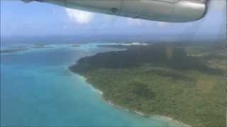 Air Calédonie ATR 42500 landing at Isle of pines New Caledonia [upl. by Mahmoud]