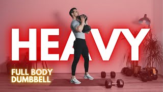 INTENSE FULL BODY DUMBBELL Workout  Muscle Building [upl. by Kelsey]