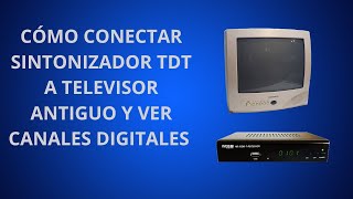 Sintonizador Digital para ver canales TDT en televisores antiguos [upl. by Rammus]