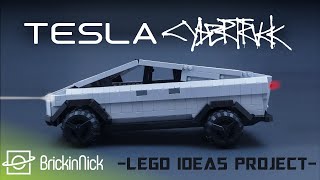 Tesla Cybertruck LEGO Ideas Project  MOC Timelapse [upl. by Ehcsrop774]