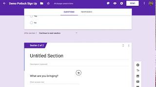 Google Forms Skip Questions Based on Answers [upl. by Waechter]