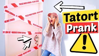 TATORT PRANK 💥 Wir pranken unsere Freundin  ViktoriaSarina [upl. by Matt928]