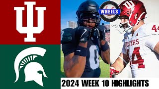 13 Indiana vs Michigan State  Full Game Highlights  2024 College Football Highlights [upl. by Jourdan]