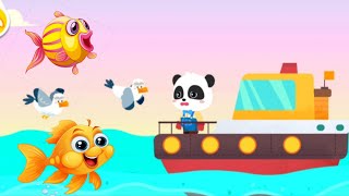 kiki killed a fish in the sea  kiki kids cartoon video  sefety tips [upl. by Caffrey]