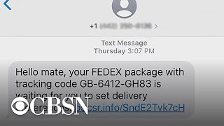 FedEx warns customers about text message scam [upl. by Yngiram]