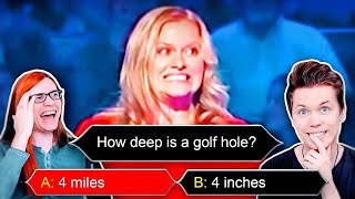 She answered THIS wrong Funny game show answers [upl. by Airetnahs]