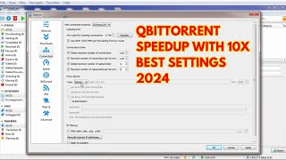 qBittorrent Speedup with 10X Best Settings 2024 Speed up your downloads how to faster qbittorrent [upl. by Bail]