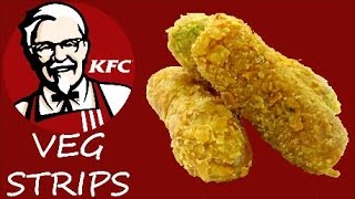 How to make KFC veg strips at home [upl. by Ycrep]