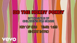 Childrens Fun Songs  The Hokey Pokey Karaoke [upl. by Franciscka]