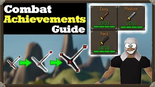 Combat Achievements Guide OSRS  Easy Medium amp Hard Tier [upl. by Eivol]