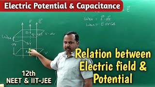 6 Relation between electric field and potential  Class 12th Physics cbse [upl. by Roath]