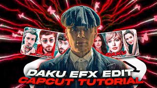 Daku Efx Edit Full Tutorial  Capcut Tutorial [upl. by Tolliver]