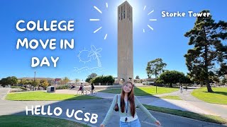 vlog  moving in to my first dorm at UCSB [upl. by Dnomra249]