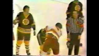 Bruins vs Atlanta Flames Bench Clearing Brawl [upl. by Nnylesor999]