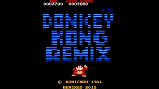 Donkey Kong Remix arcade gameplay [upl. by Ainafets]