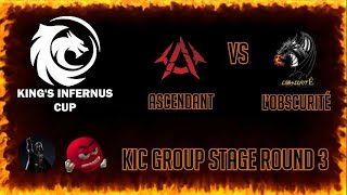 Kings Infernus Cup  Ascendant vs L’obscurité [upl. by Conall]