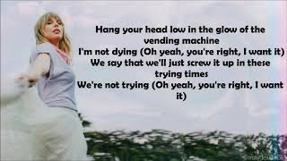 Taylor Swift  Cruel Summer Lyrics [upl. by Nauwaj815]