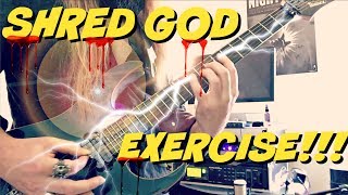 Best Shred Guitar Exercise Ever  Mechanics Of Superior Technique [upl. by Illene]