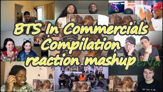 BTS BTS In Commercials Compilation｜reaction mashup [upl. by Saxen]